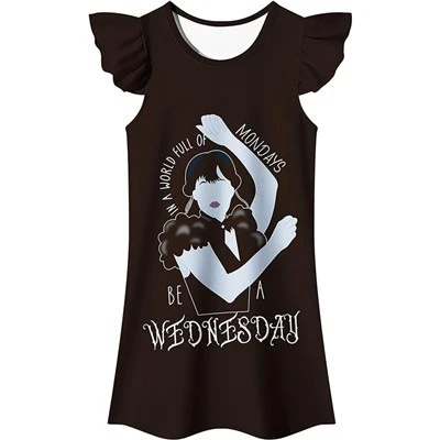 Wednesday Addams Raven Dress